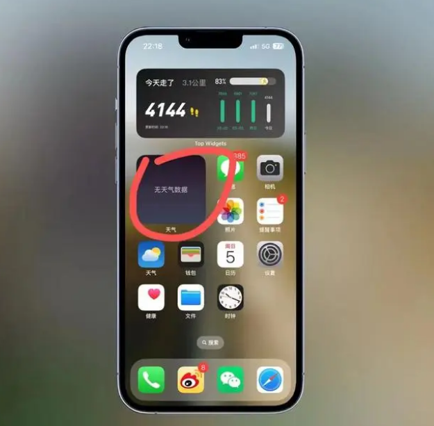宁安苹果手机维修分享:iOS16主屏幕天气小组件无法正常工作怎么办？ 