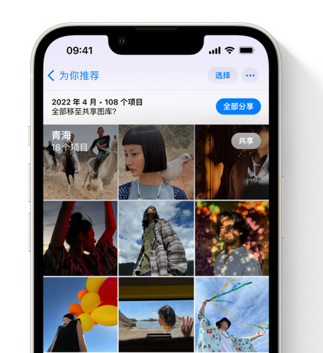 宁安苹果维修网点分享在 iPhone 上使用共享图库 