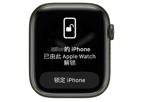 宁安苹果手机维修分享用 AppleWatch 解锁配备面容 ID 的 iPhone方法 